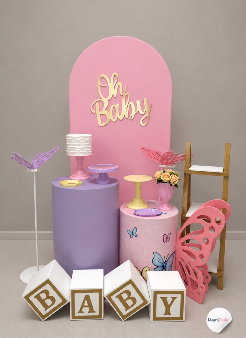 Baby Borboletas Menina - Catálogo Online - Alegrô Festas
