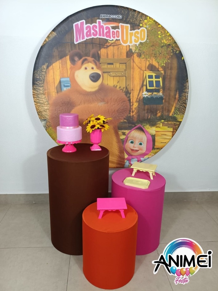 Masha E O Urso Bronze - Animei Festa