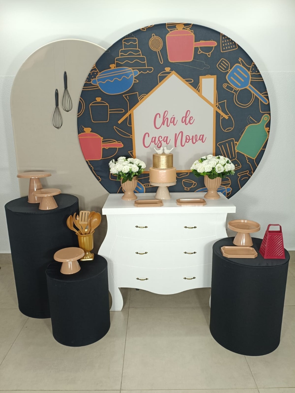 Cha de Casa Nova Ouro   - Animei Festa