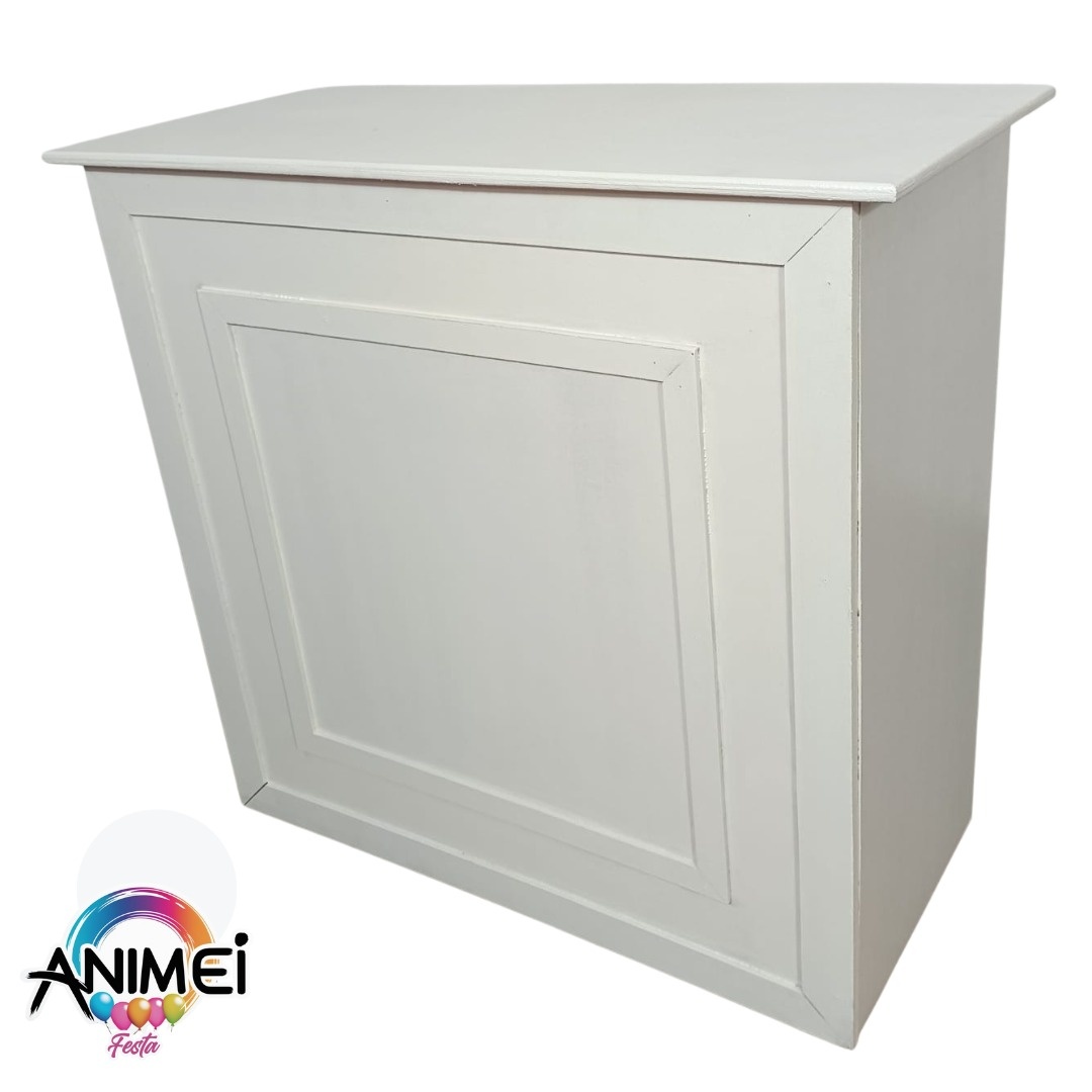 Comoda Moldura M Dobravel Mdf Branca  - Animei Festa