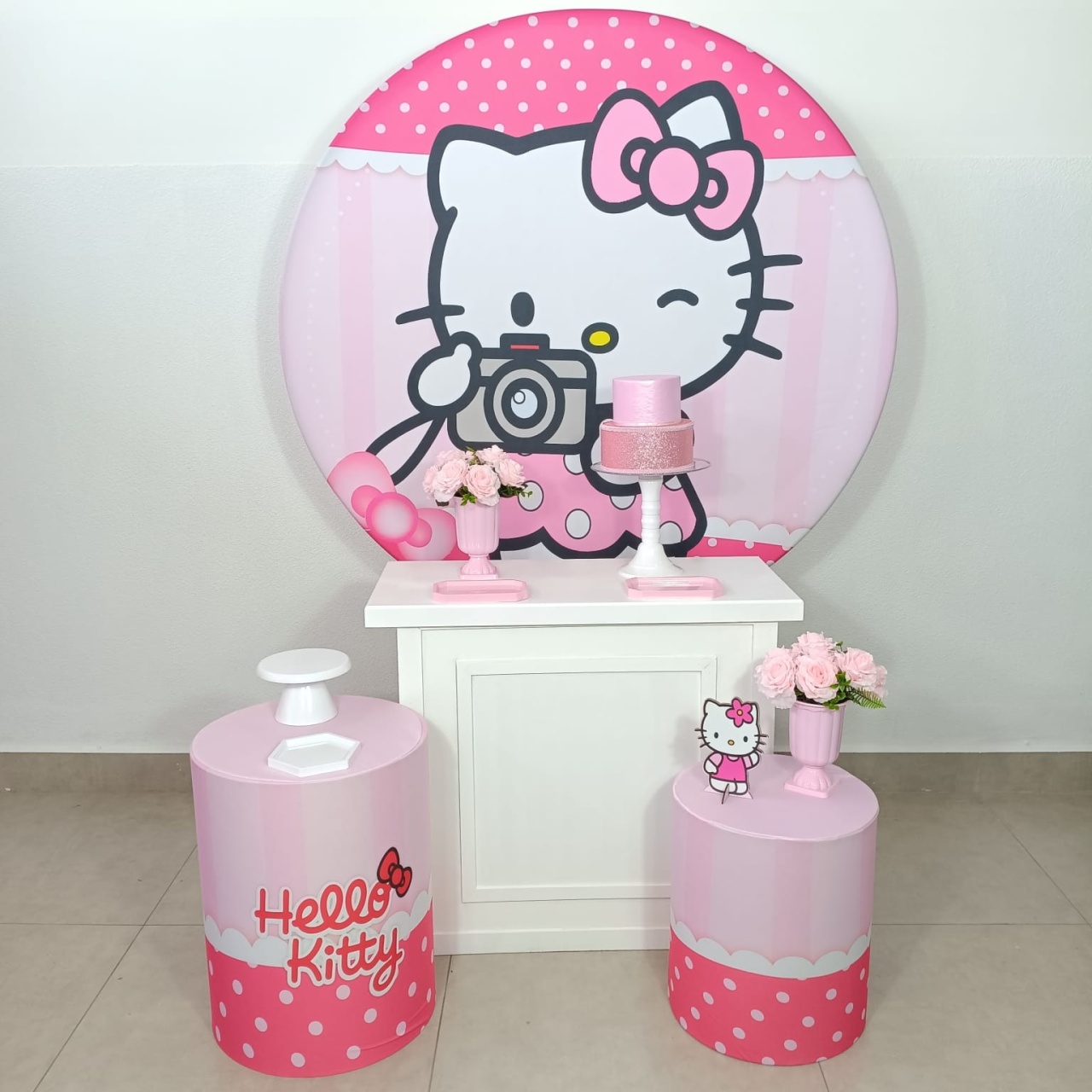 Hello Kitty Prata - Animei Festa