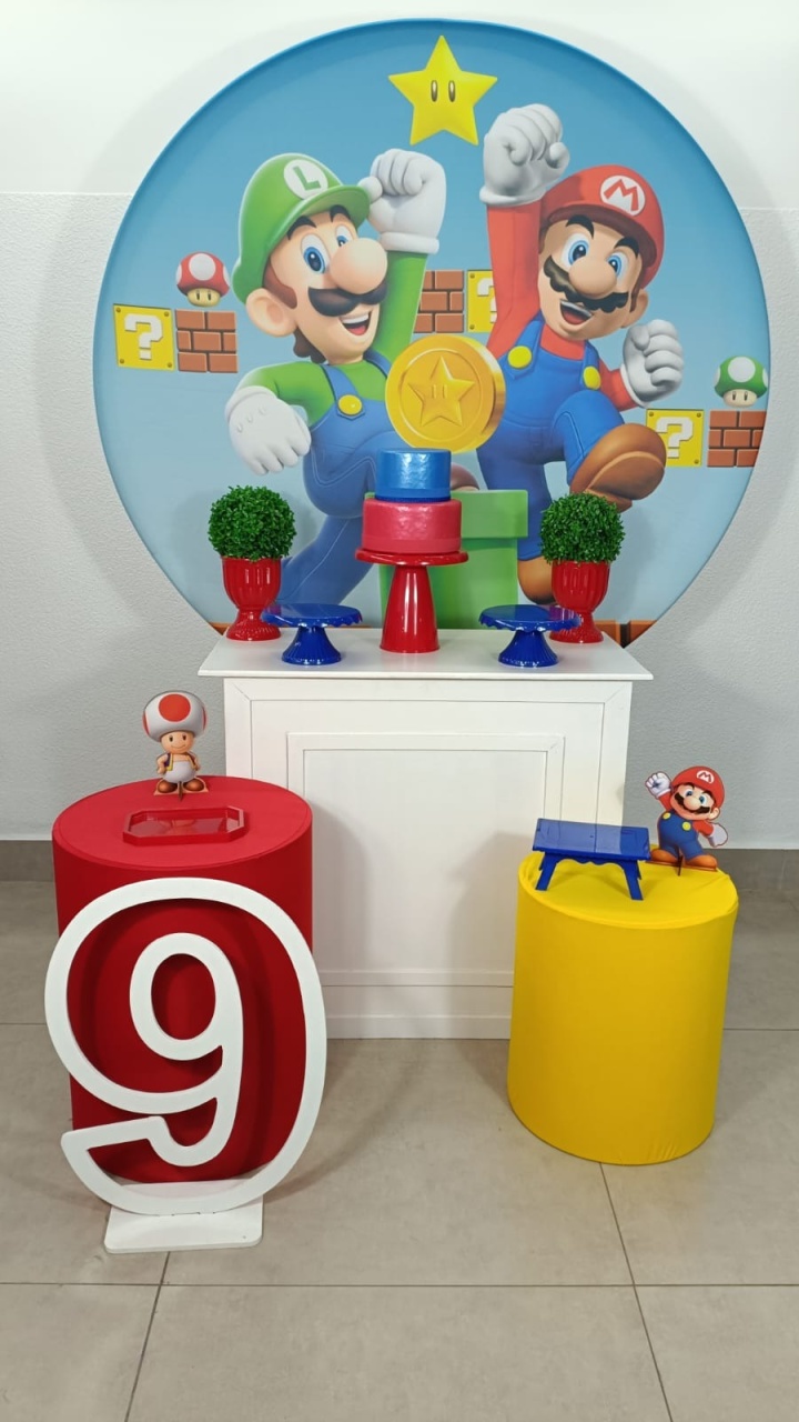 Super Mario Bros Prata - Animei Festa