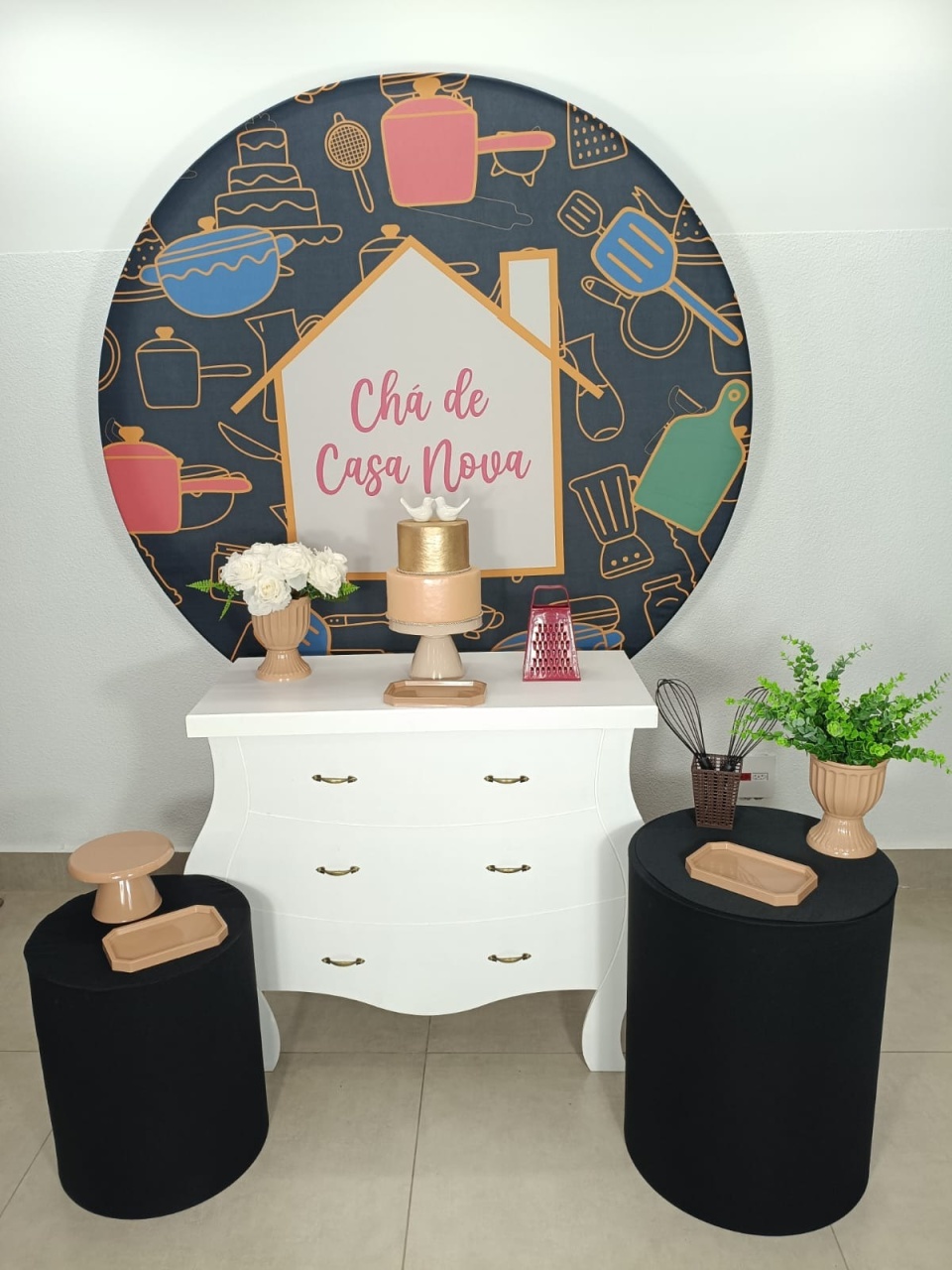 Cha de Casa Nova Prata - Animei Festa