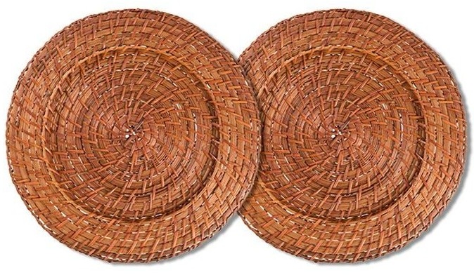 Sousplat Rattan Fechado  - Lis Mesa Posta