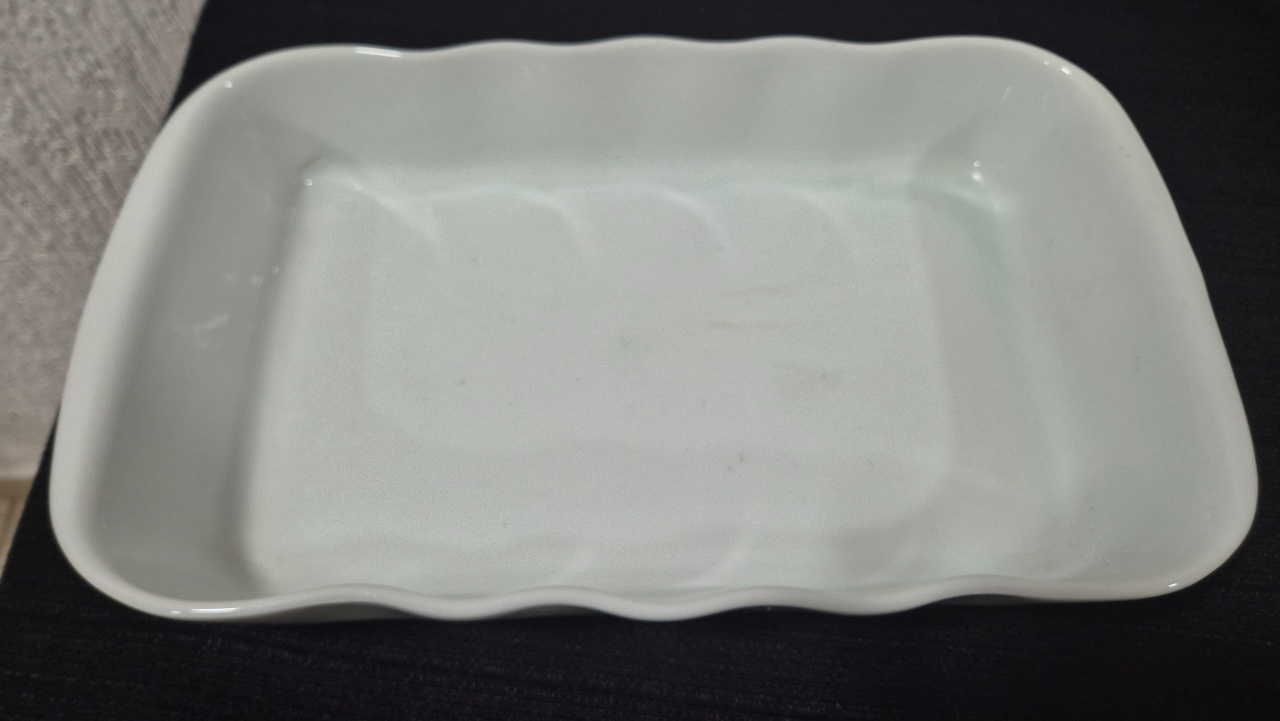 Travessa Branca Cerâmica 40Cm - Lis Mesa Posta