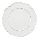 Sousplat Patinado  Moon Branco  - imagem 1