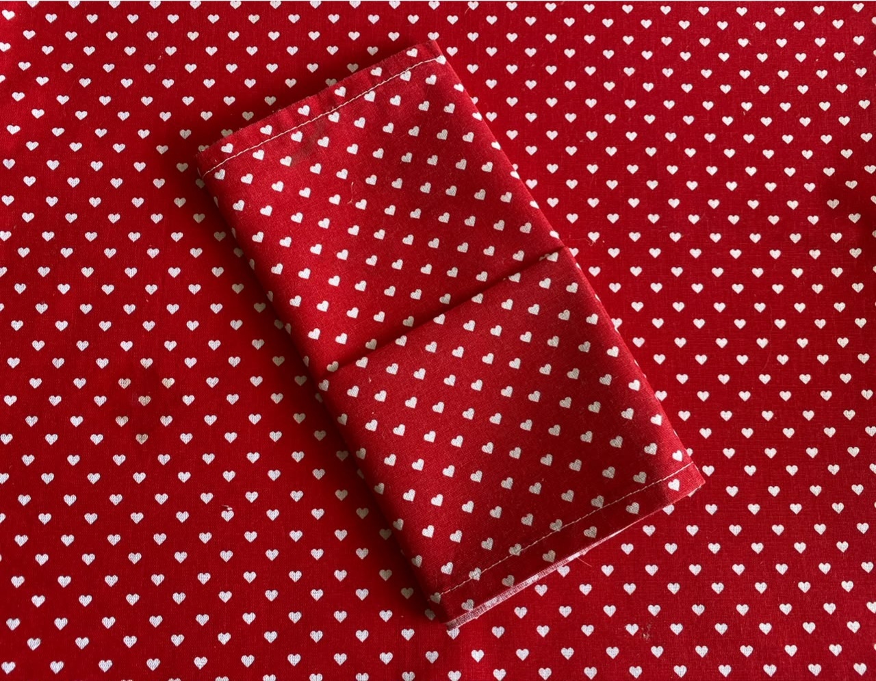 Guardanapo Vermelho Coração - Lis Mesa Posta catálogo, casamentos e festas em geral