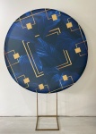 Azul Com Detalhes Dourado  - imagem 2