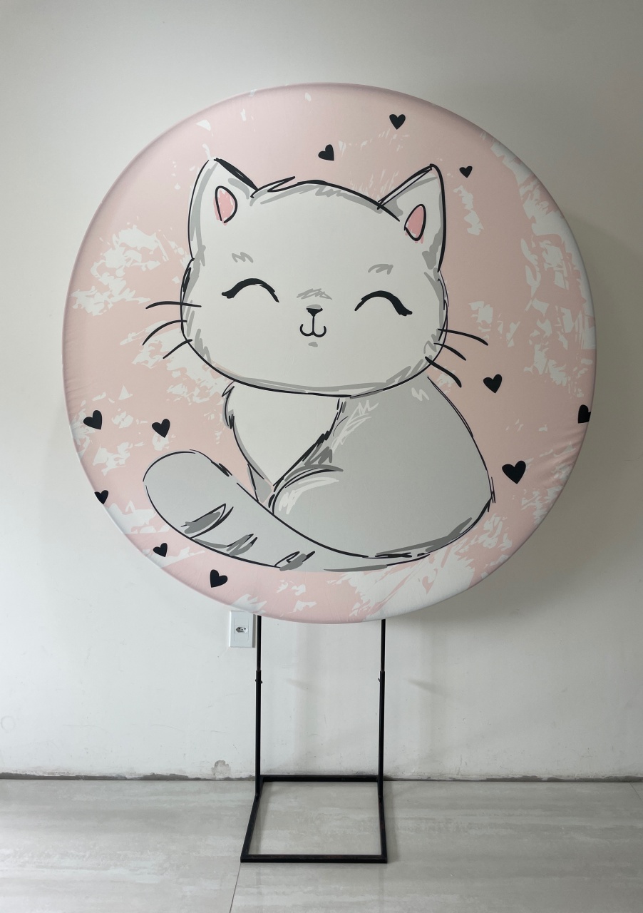 Painel Gatinha  - Girassolfestas