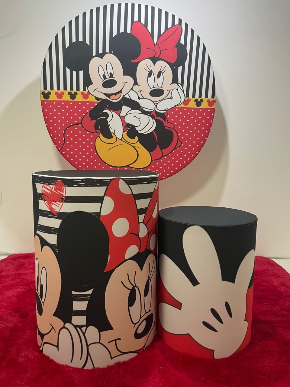 Mickey E Minnie Vermelha  - Girassolfestas