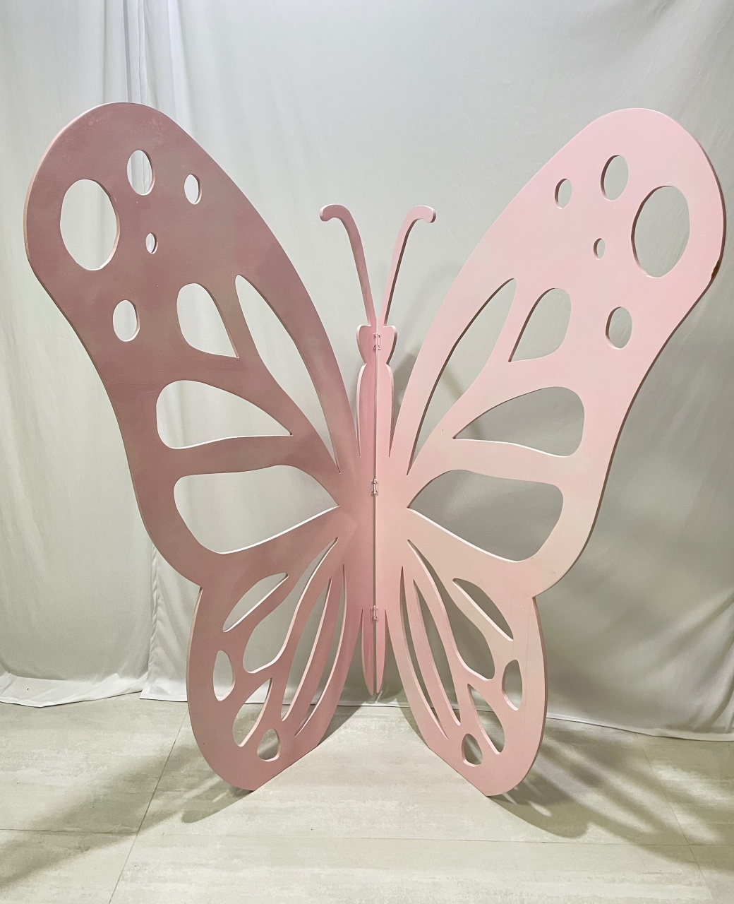 Borboleta Rosa Claro Grande  - Girassolfestas