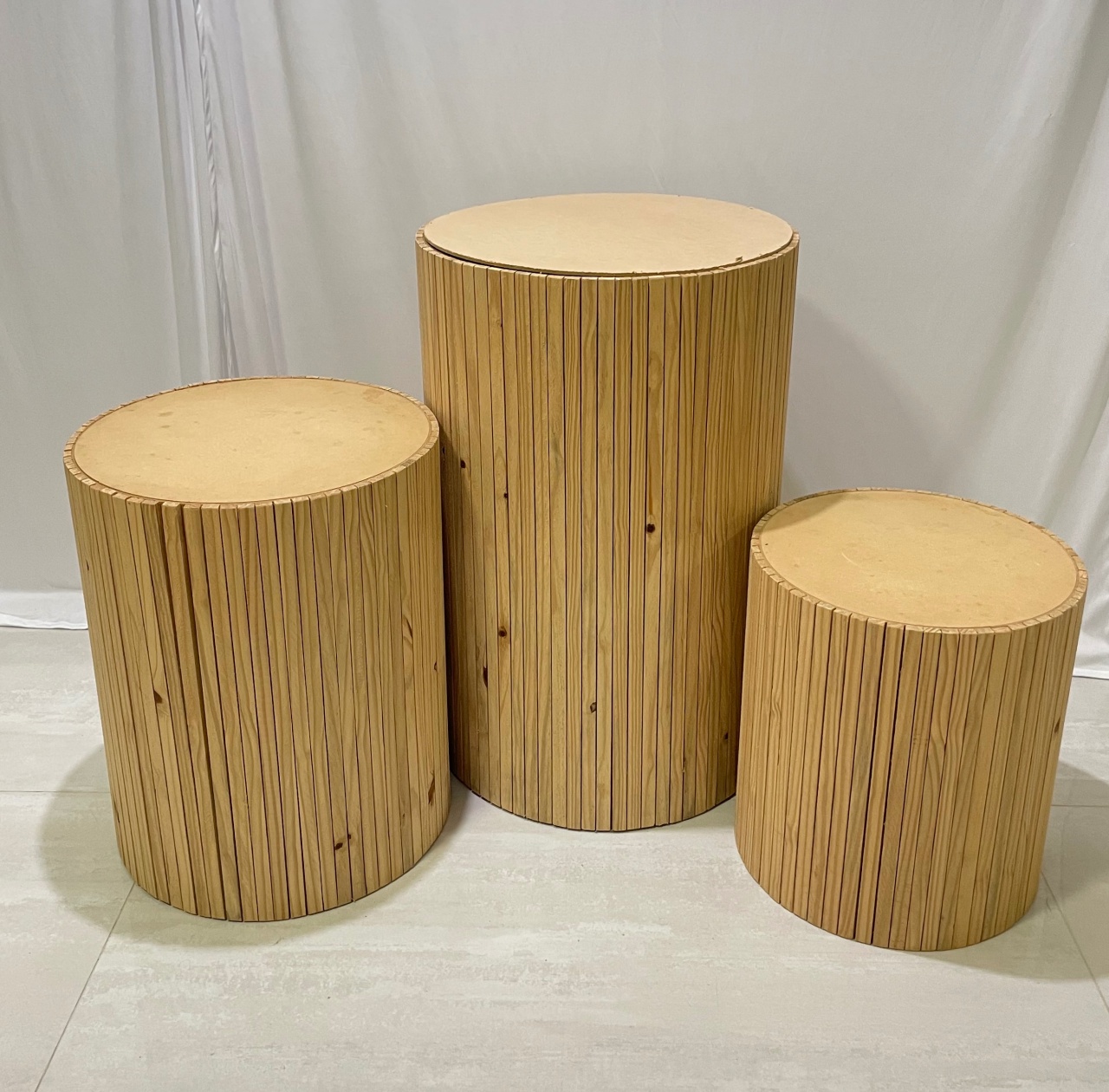 Trio Cilindros Ripado Cru  - Girassolfestas