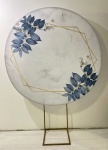 Branco Com Detalhes Azul E Dourada  - imagem 3