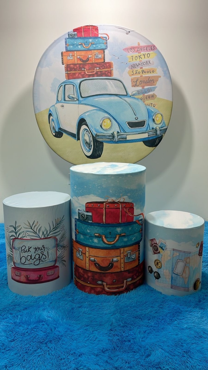 Fusca Azul  - Girassolfestas