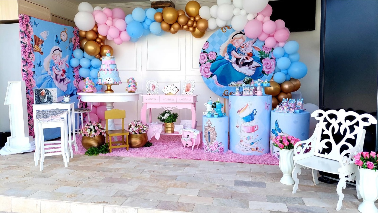 Alice No País das Maravilhas Luxo - Girassolfestas