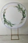 Branco Com Detalhes Verde E Dourado  - imagem 1
