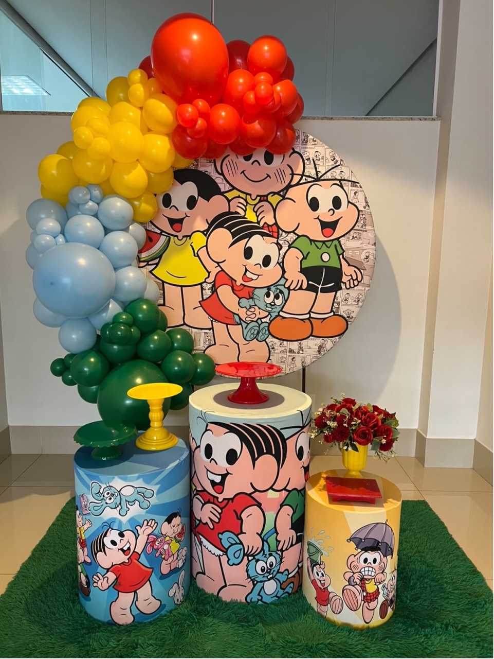 Dec C Balões Turma da Mônica - Mary festas 