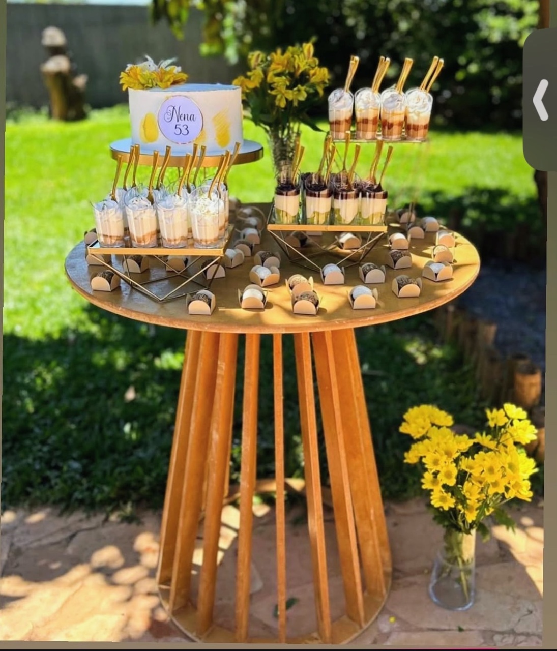 Mesa Única Com Bandejas - Mary festas 