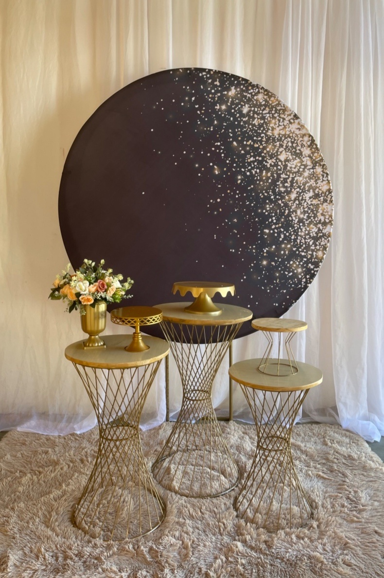 Preto C Dourado Pegue Monte - Mary festas 