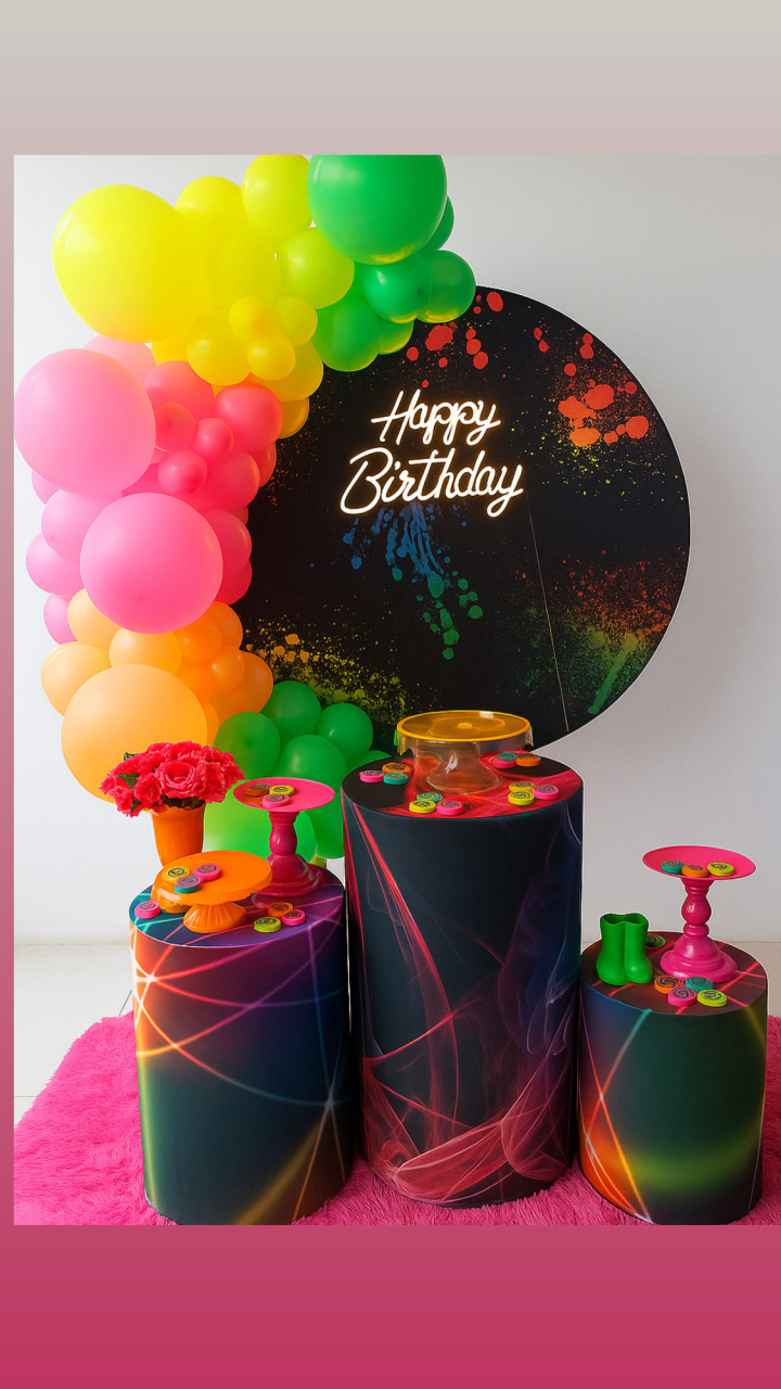 Dec Neon C Led - Mary festas 