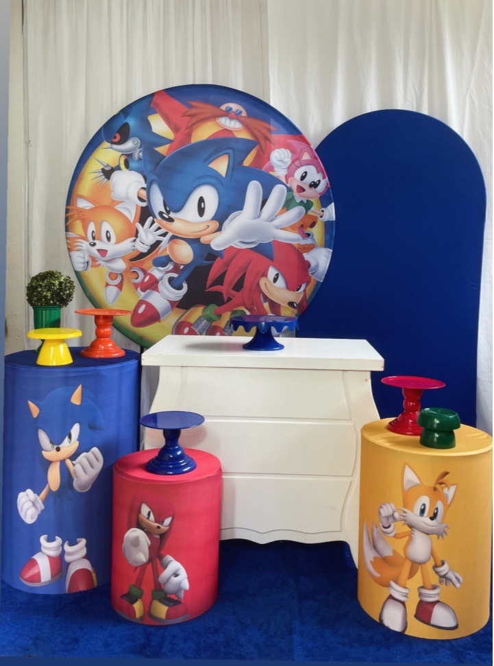 Turma Do Sonic Pegue Monte - Mary festas 