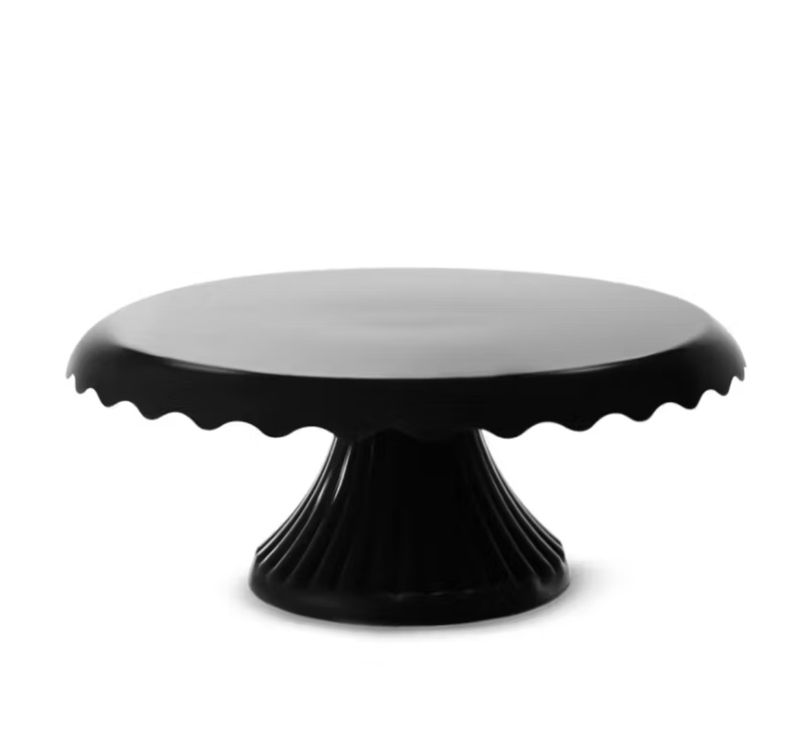 Boleira Cake Renda Preto - Mary festas 