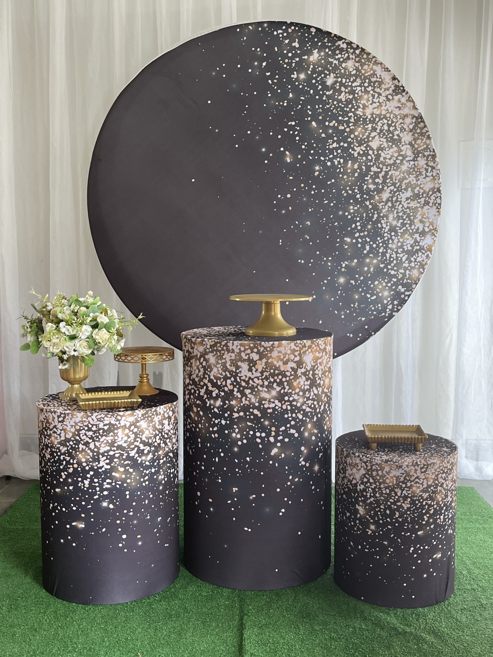 Kit Preto C Dourado - Mary festas 