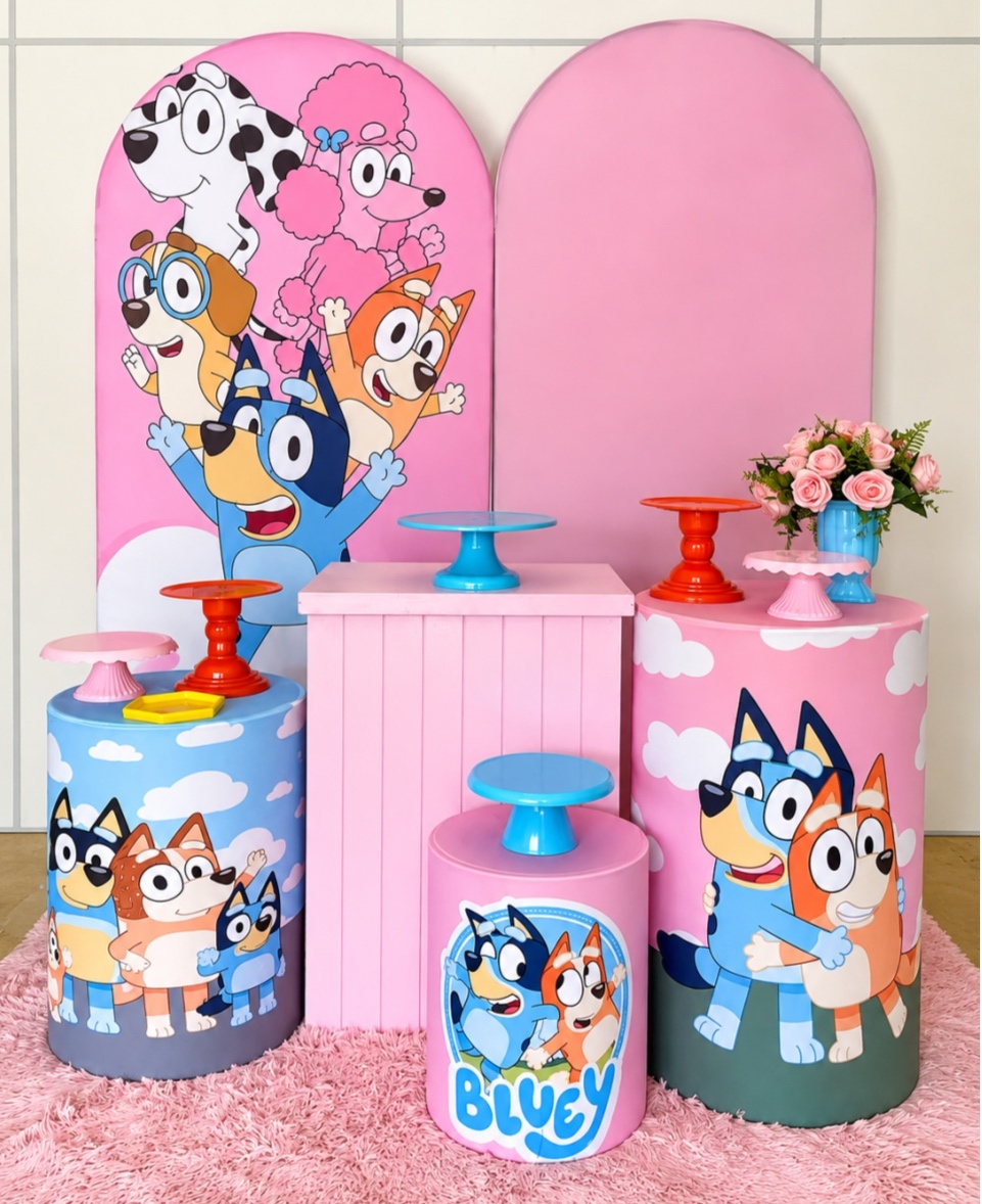 Bluey E Bingo Rosa - Mary festas 