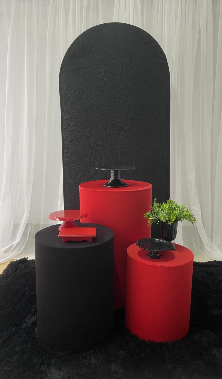 Kit Preto E Vermelho - Mary festas 