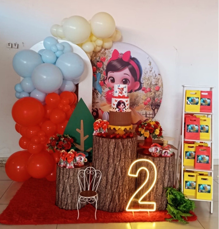 Branca de Neve Dec - Mary festas 