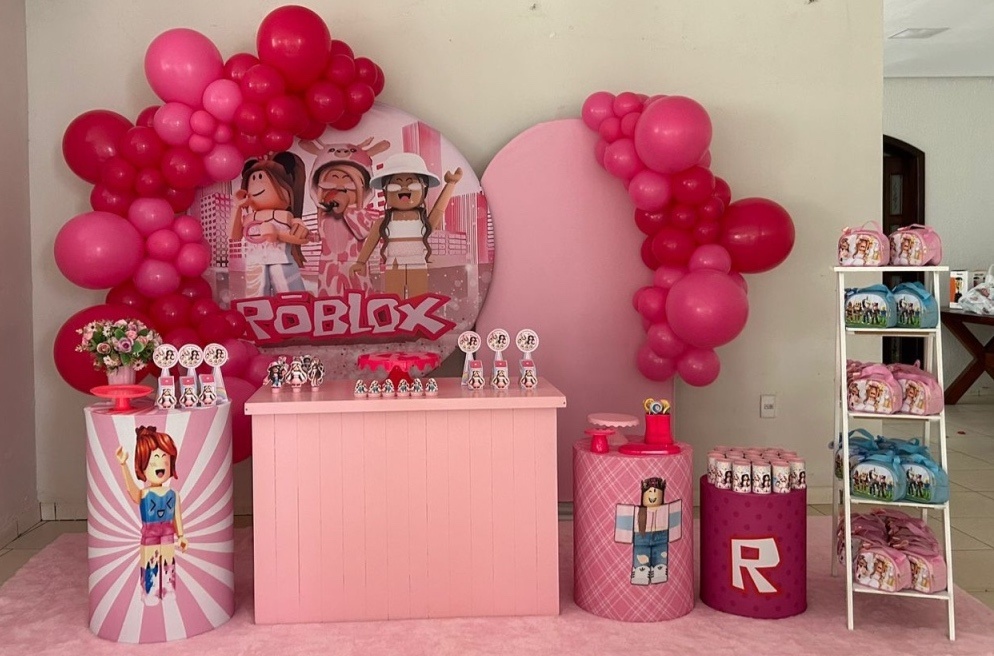 Roblox Menina Com Balões - Mary festas 