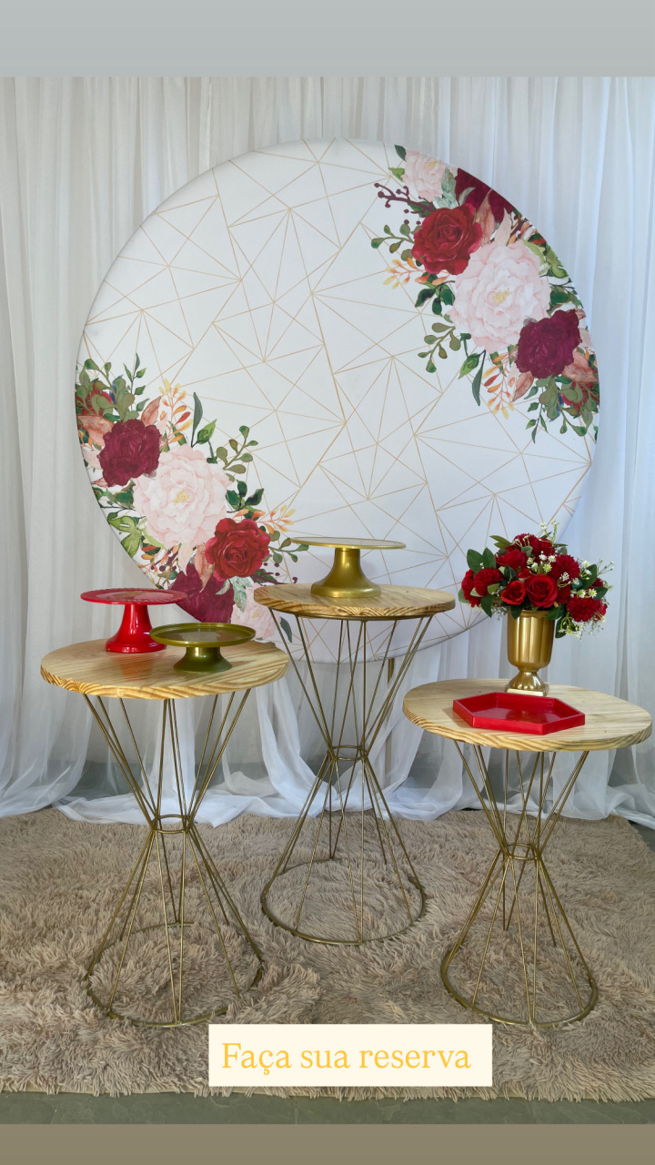 Kit Floral Vermelho - Mary festas 