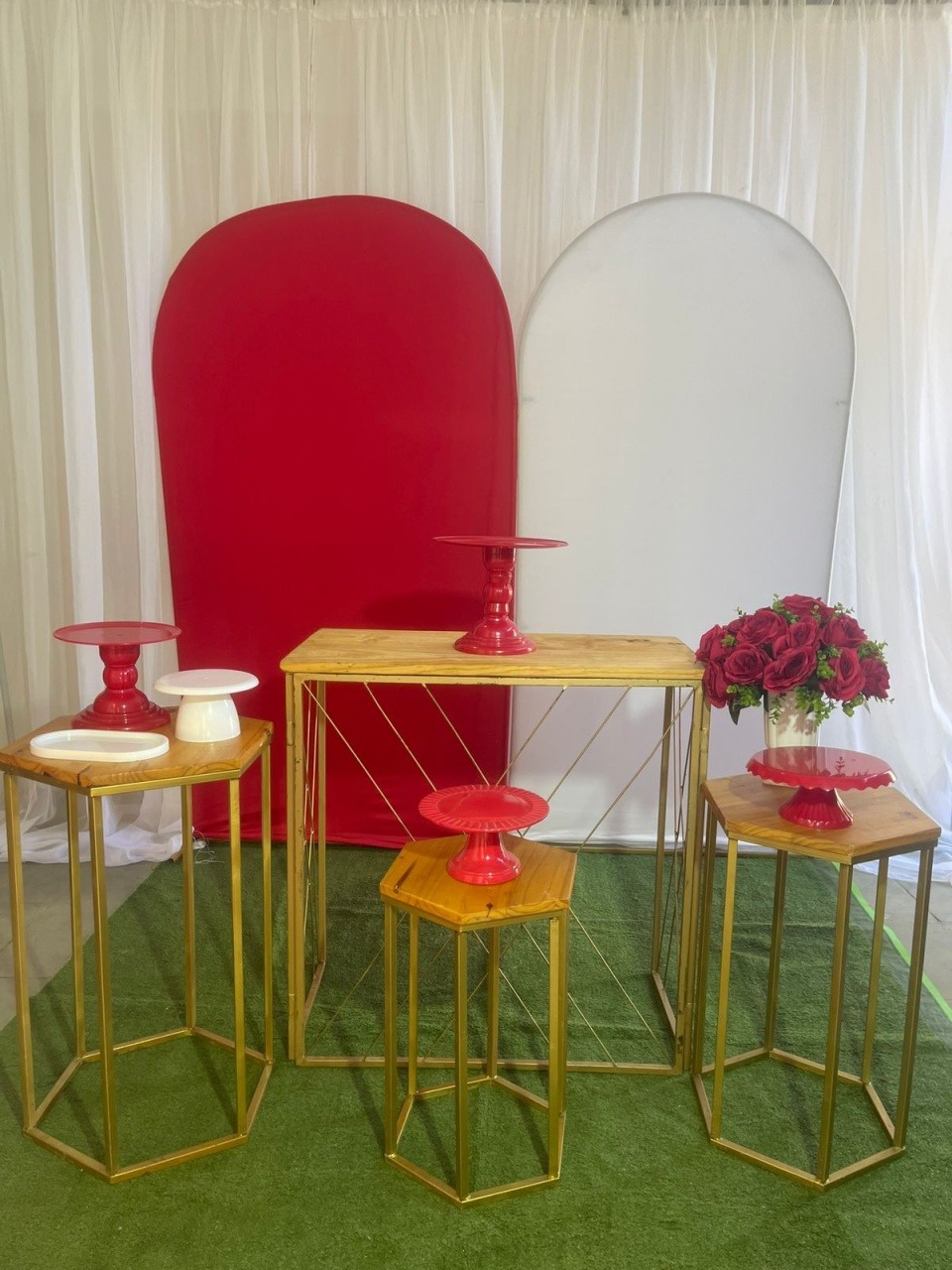 Kit Vermelho E Branco - Mary festas 