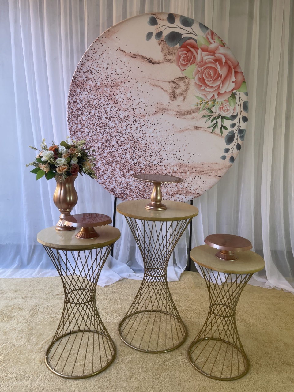 Kit Floral Rose - Mary festas 