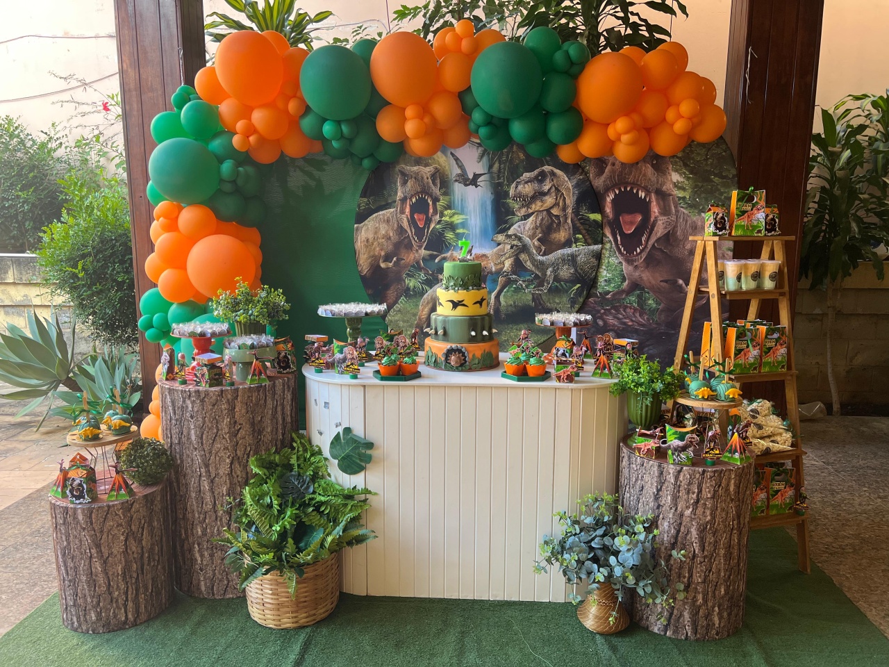 Dec Dinossauro Balões - Mary festas 