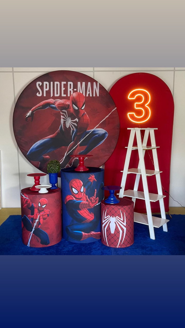 Homem Aranha C Led - Mary festas 