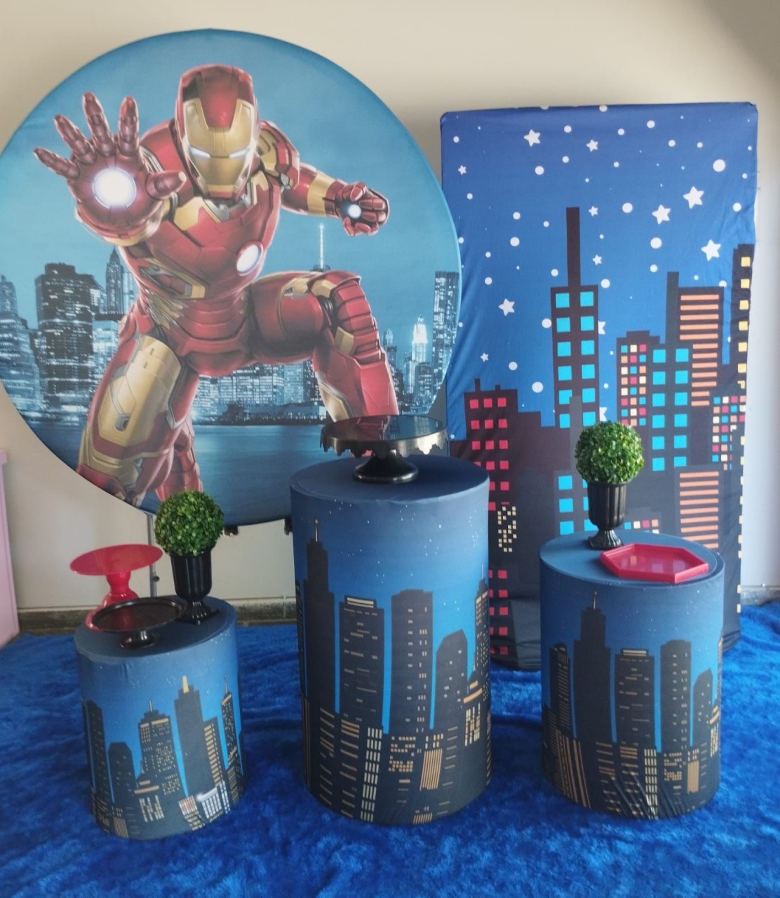 Kit Pegue Monte Homem de Ferro - Mary festas 