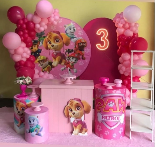 Patrulha Canina Rosa - Mary festas 