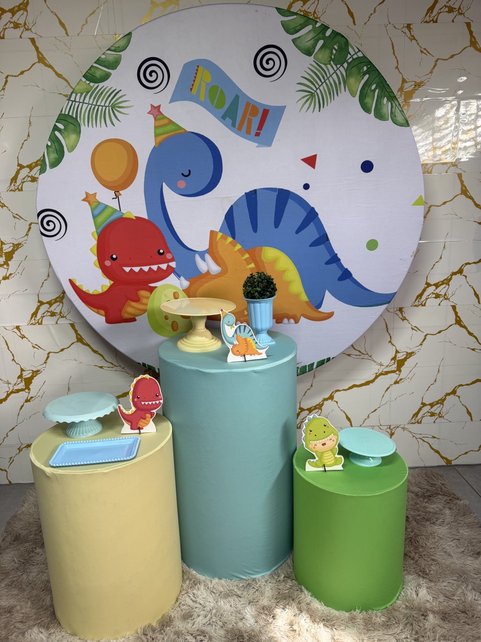 Kit Bronze 1 - Dinossauro Baby - PinkBluedecoracoes