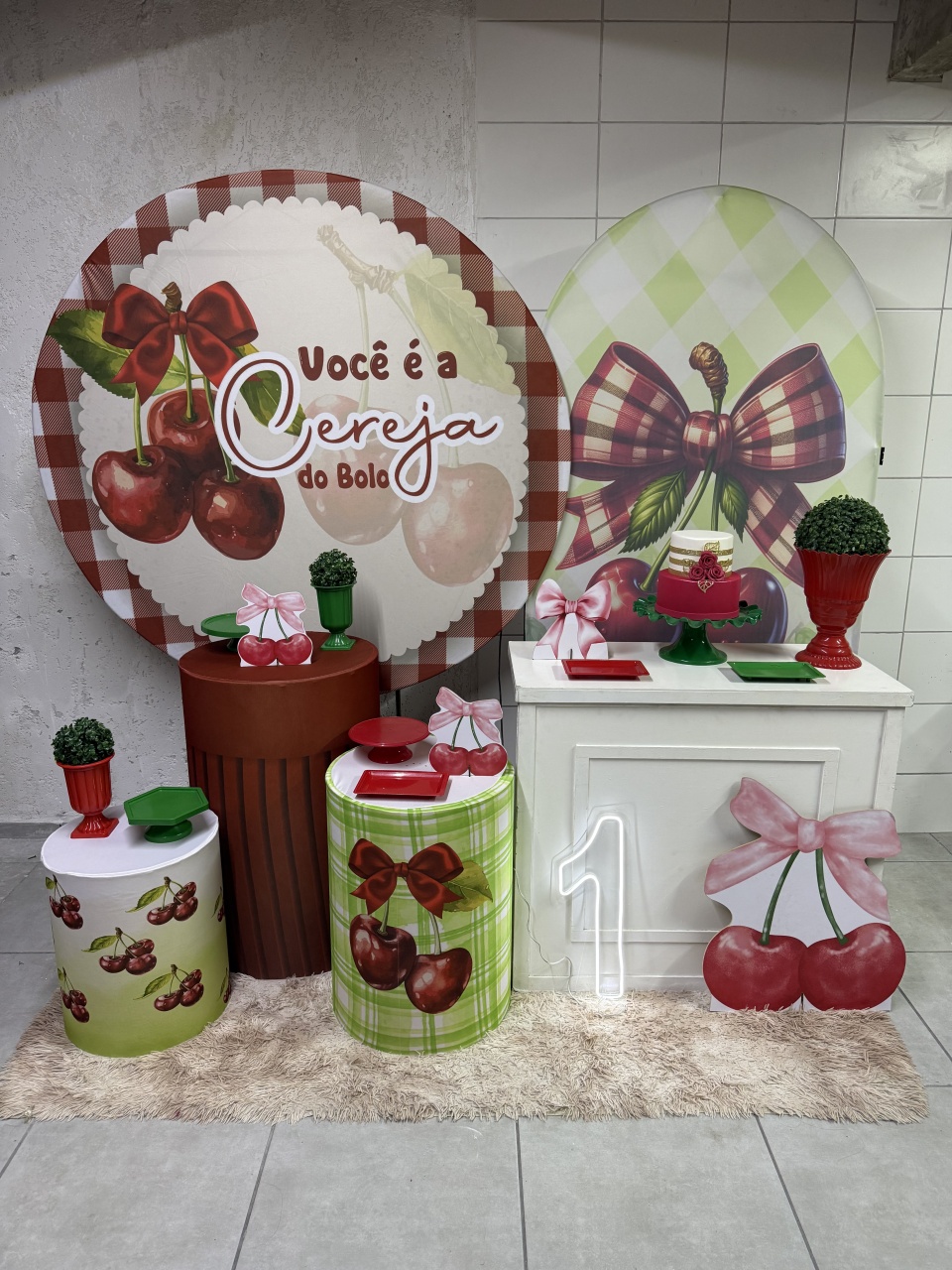 Kit Gold - Cereja - PinkBluedecoracoes