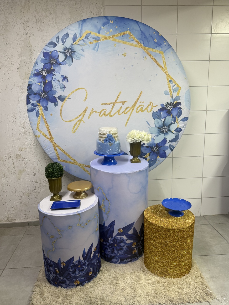 Kit Bronze 2 - Gratidão 1 - PinkBluedecoracoes