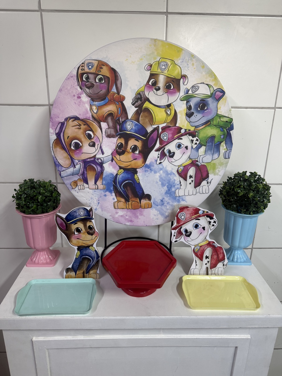 Mini Kit - Patrulha Aquarela - PinkBluedecoracoes