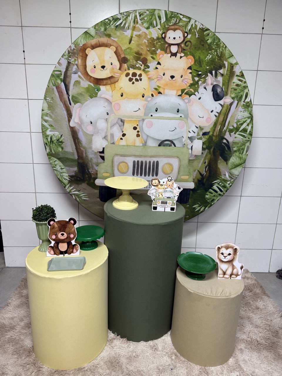 Kit Bronze 1 - Safari 2 - PinkBluedecoracoes