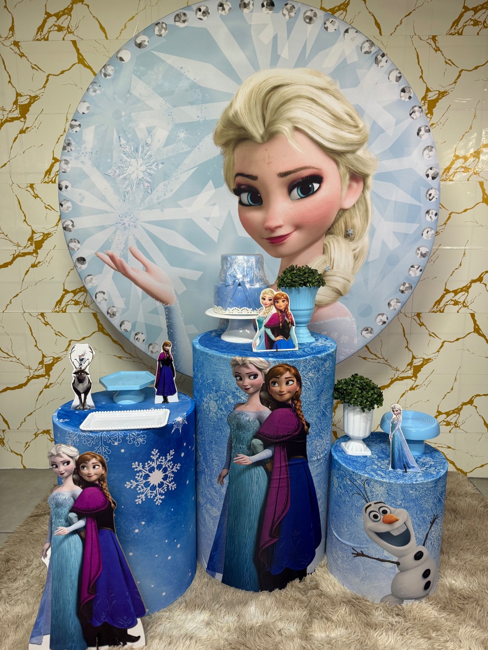 Kit Bronze 2 - Frozen - PinkBluedecoracoes