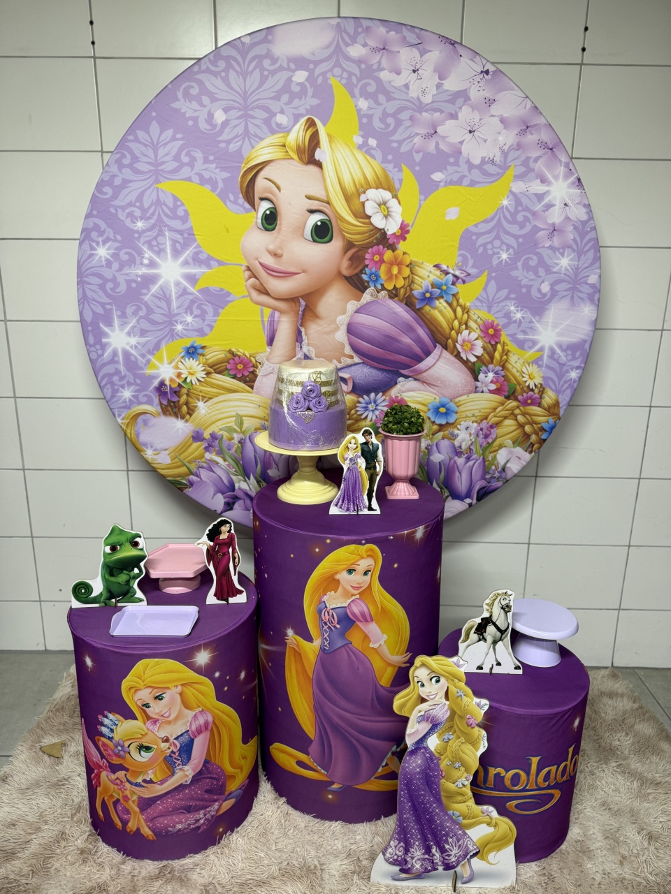 Kit Bronze 2 - Enrolados / Rapunzel - PinkBluedecoracoes