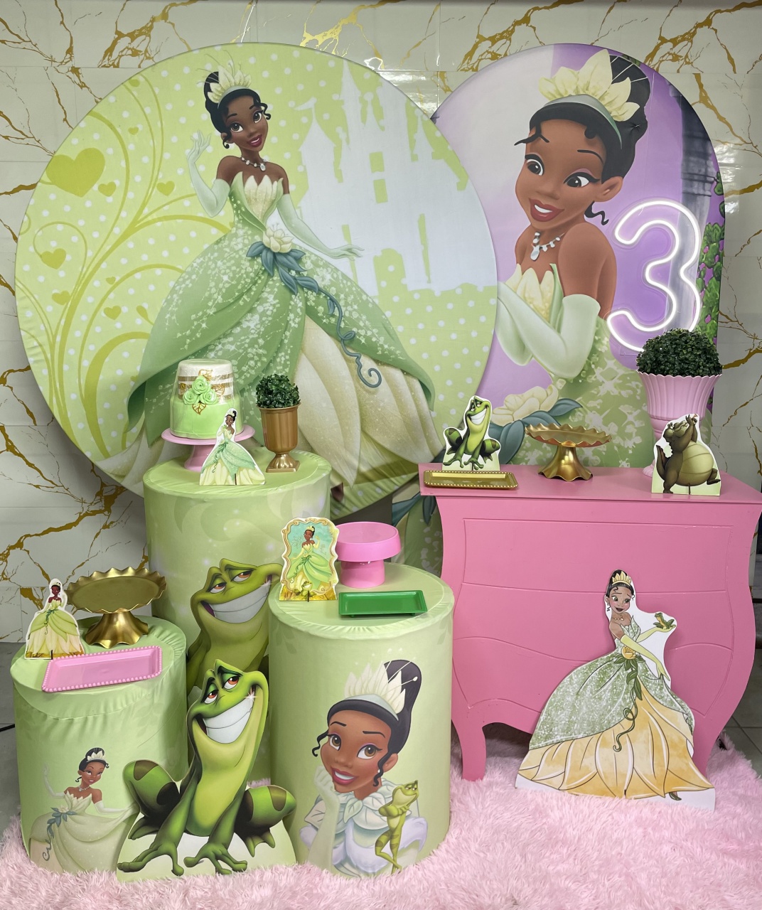 Kit Gold - Tiana - PinkBluedecoracoes