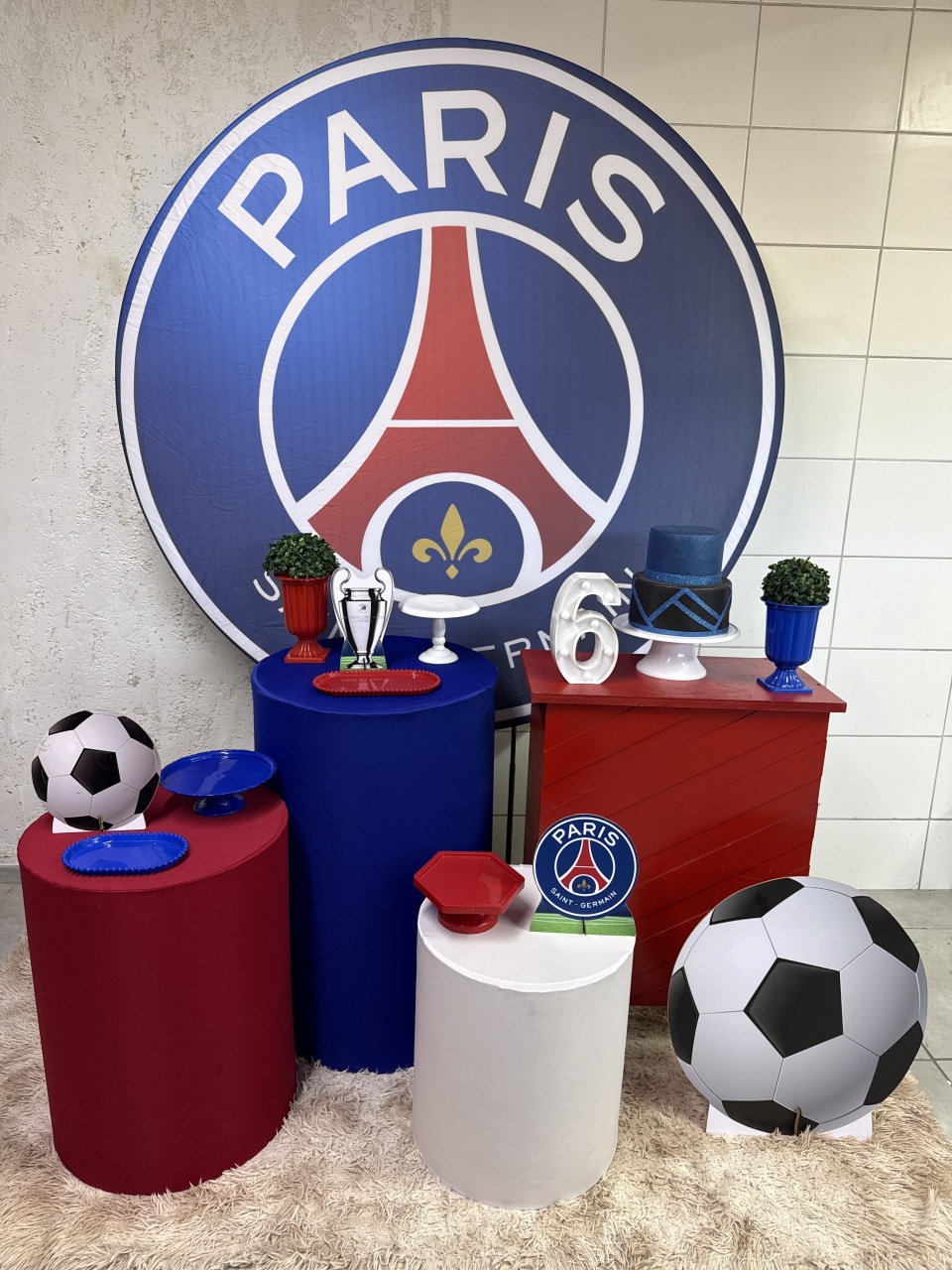 Prata - Paris Saint Germain - PinkBluedecoracoes