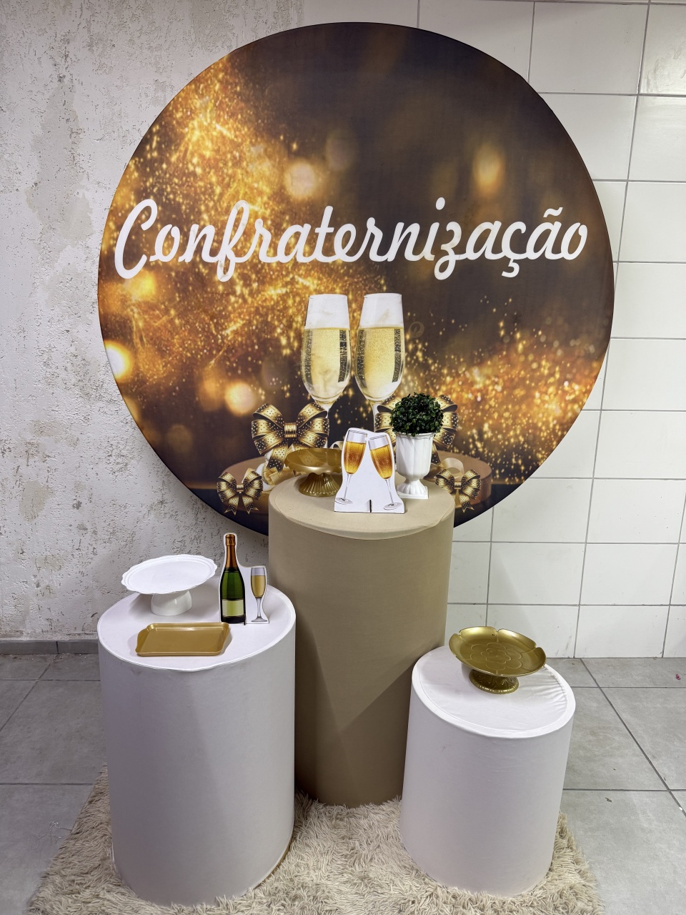 Kit Bronze 1 - Confraternização - PinkBluedecoracoes