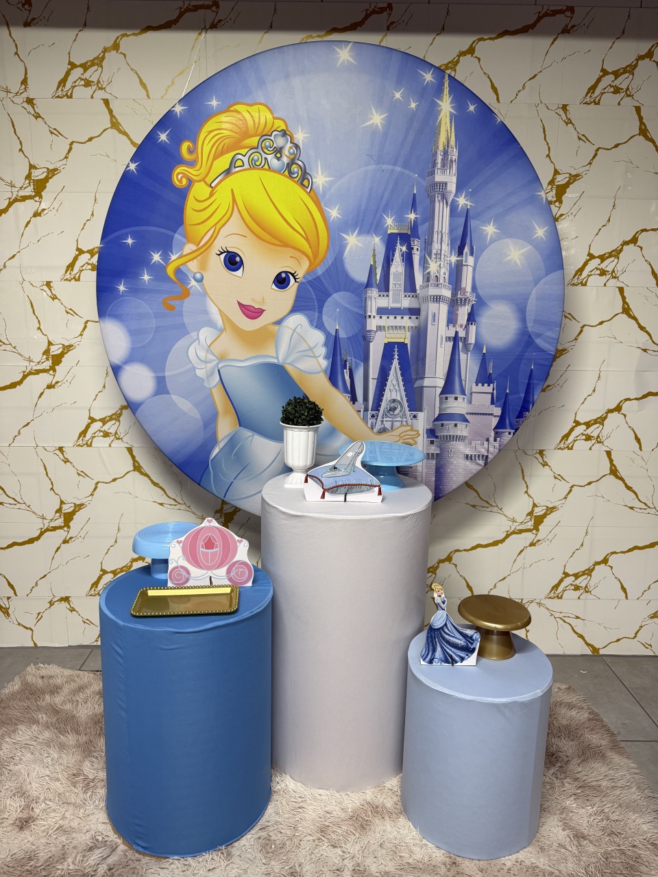 Kit Bronze 1 - Ciderela Baby - PinkBluedecoracoes