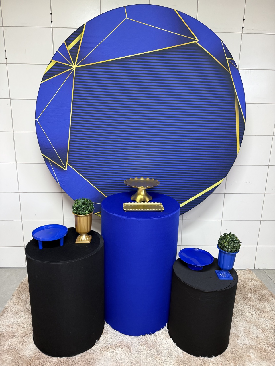 Kit Bronze 1 - Rústico Azul - PinkBluedecoracoes